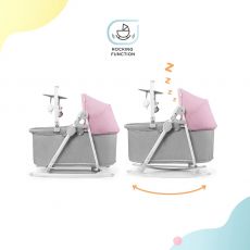 Шезлонг-гойдалка 5 в 1 Kinderkraft Nola Peony Rose